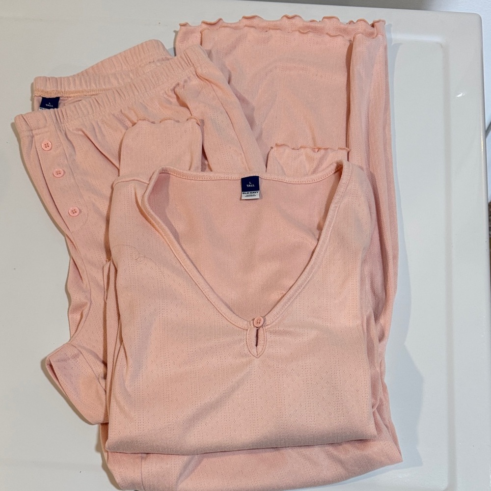Old Navy Light Pink Women's Pajama Set